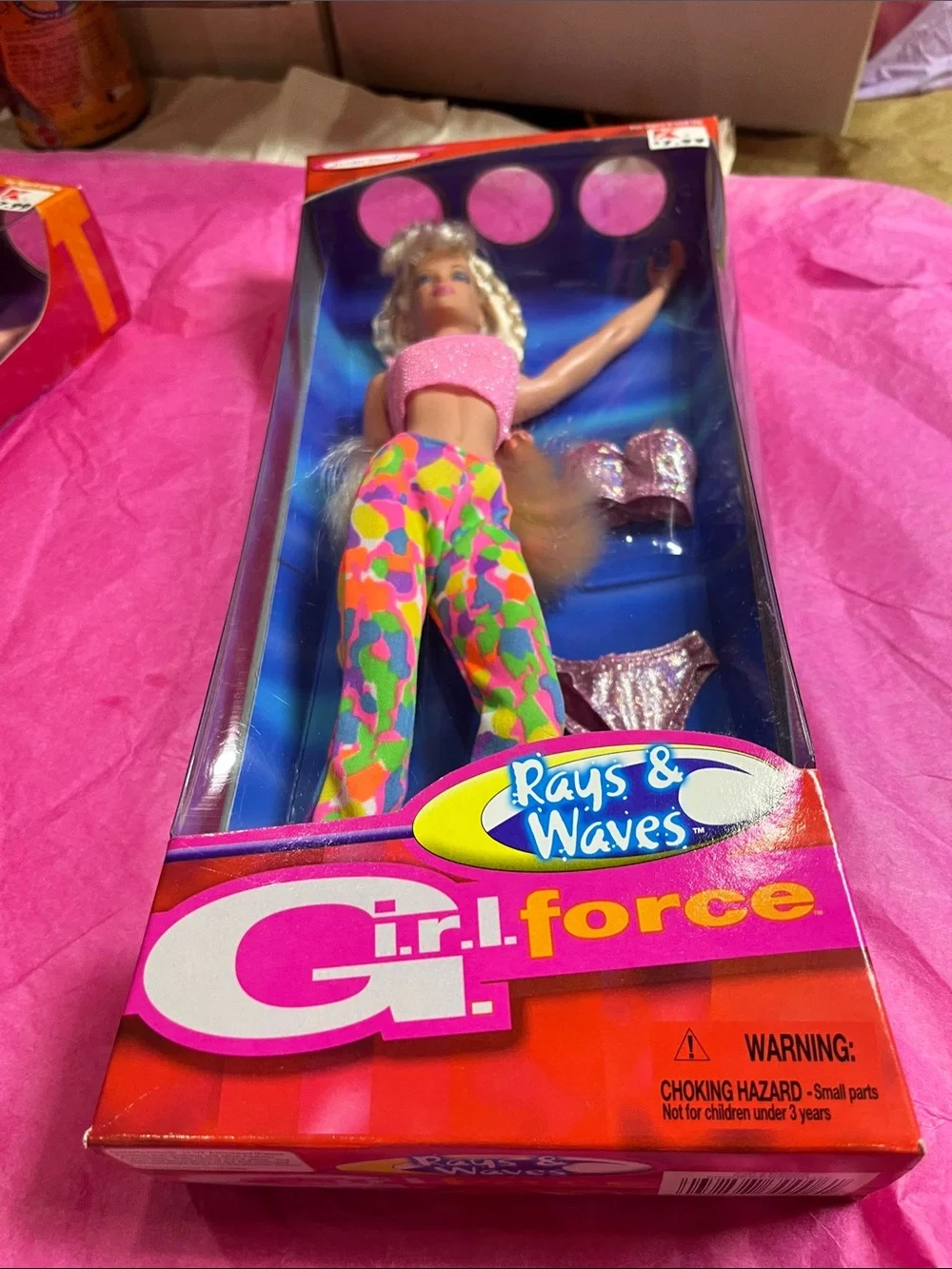 2002 G.I.R.L. Force Rays & Waves Arianna Doll NRFB Super Rare